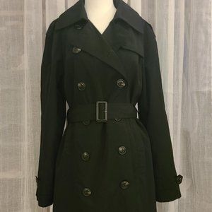 London Fog Classic Black Trench Coat